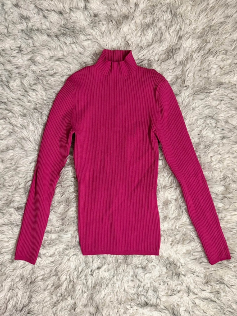 Babaton Sculpt Knit Tie-Back Longsleeve - Hot Pink